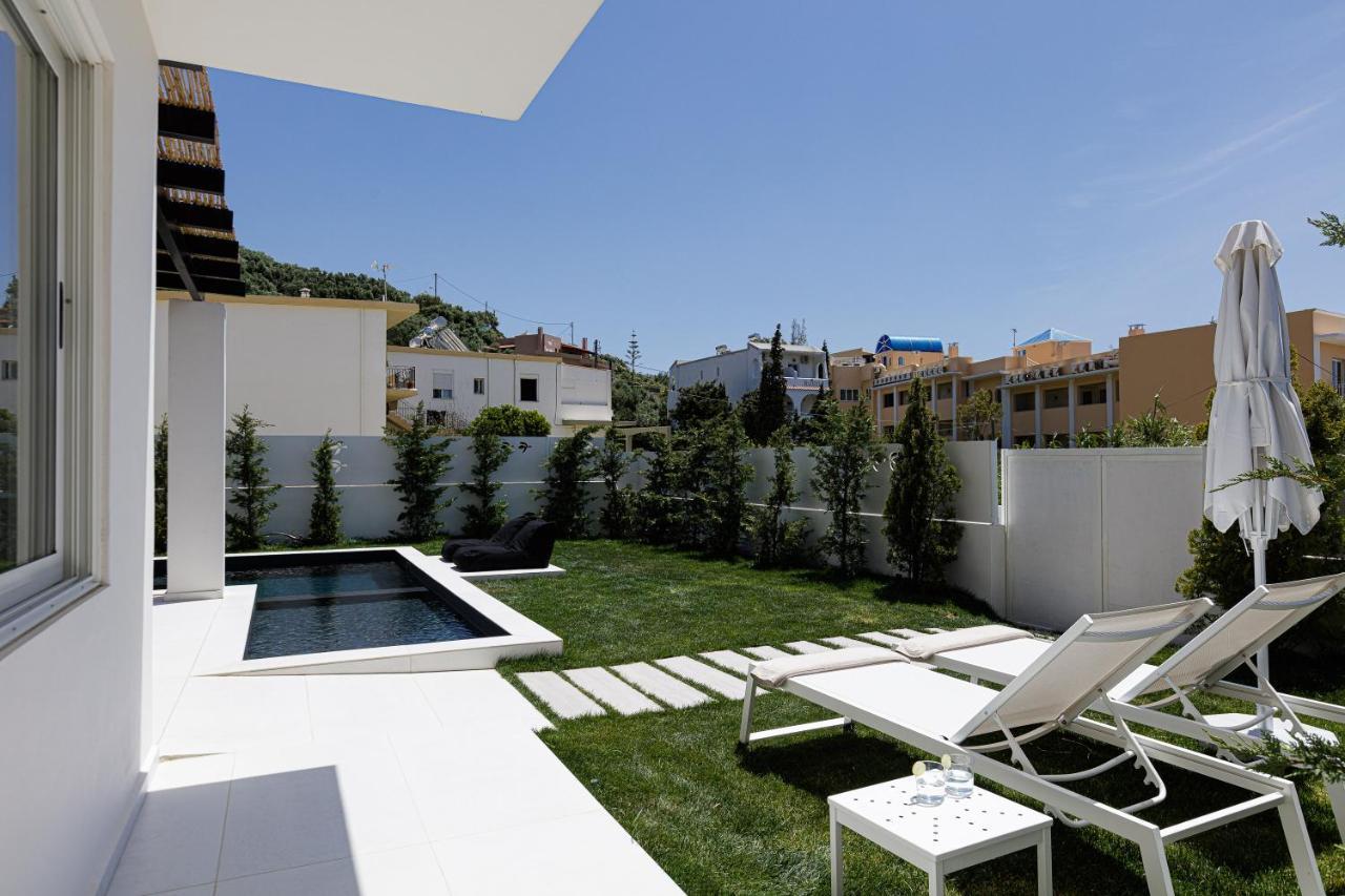 Modern Villa Casa Filo Verde With Private Pool & Bbq,200M From The Beach Plakias Esterno foto