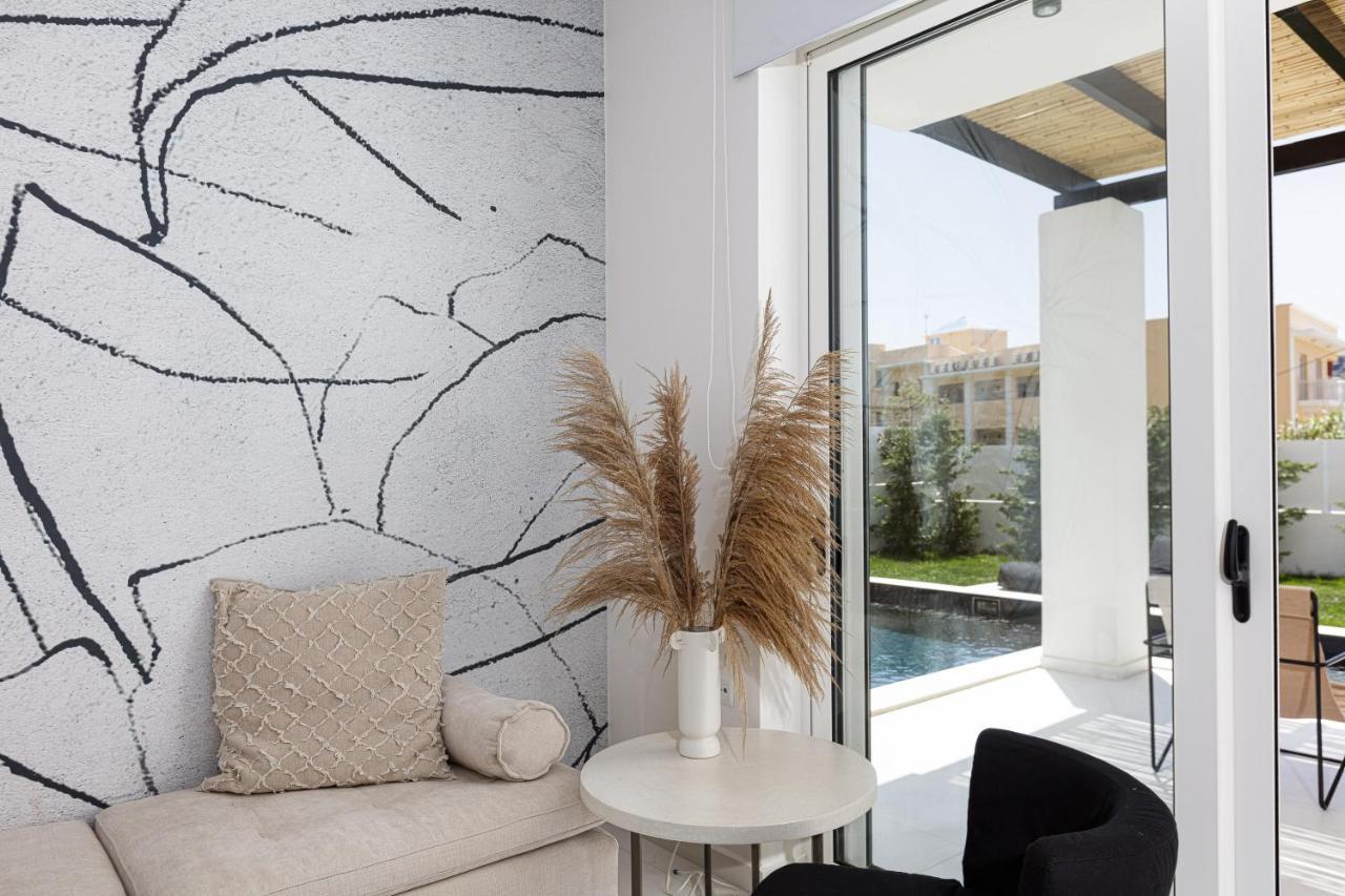 Modern Villa Casa Filo Verde With Private Pool & Bbq,200M From The Beach Plakias Esterno foto