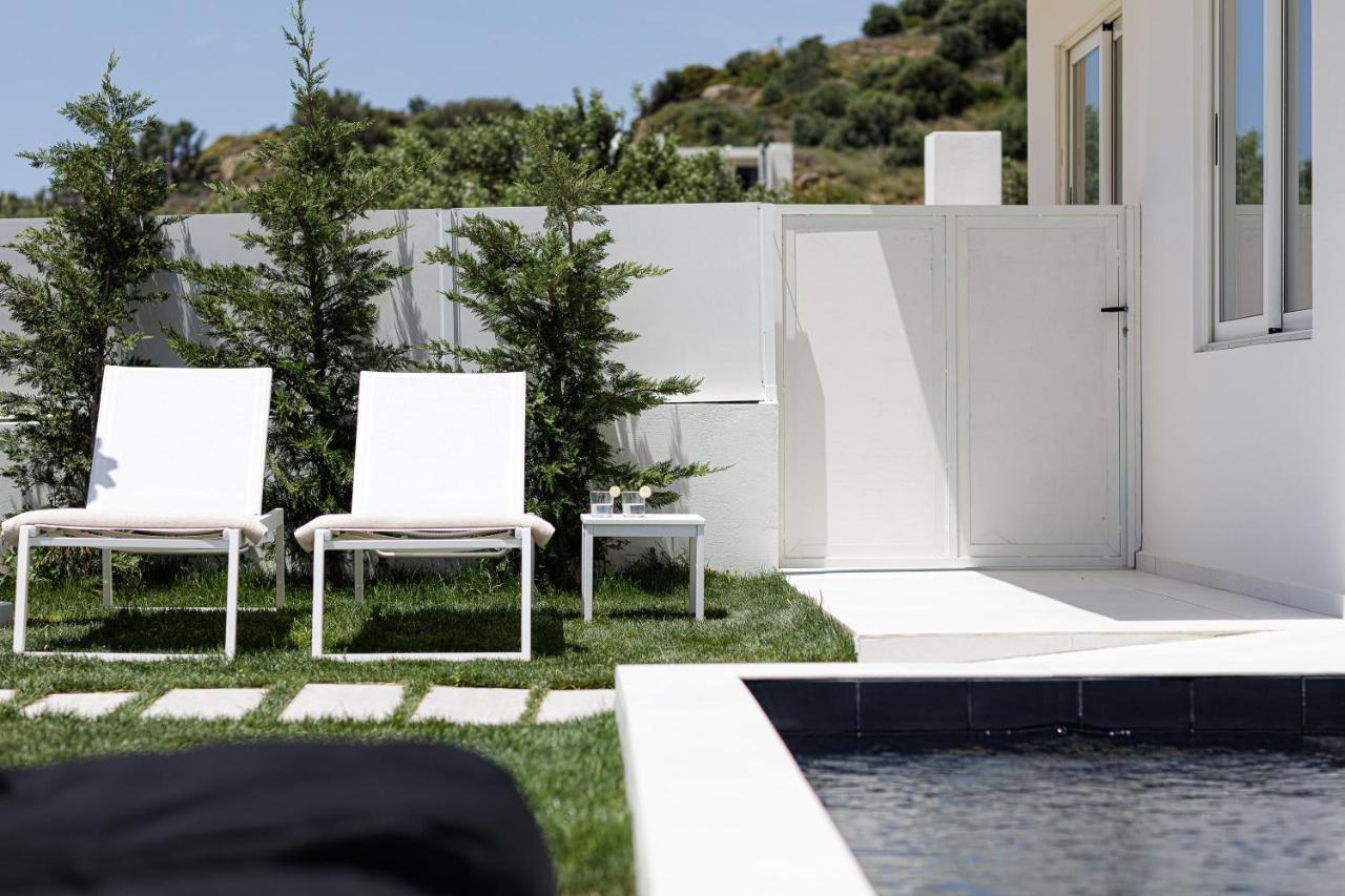 Modern Villa Casa Filo Verde With Private Pool & Bbq,200M From The Beach Plakias Esterno foto