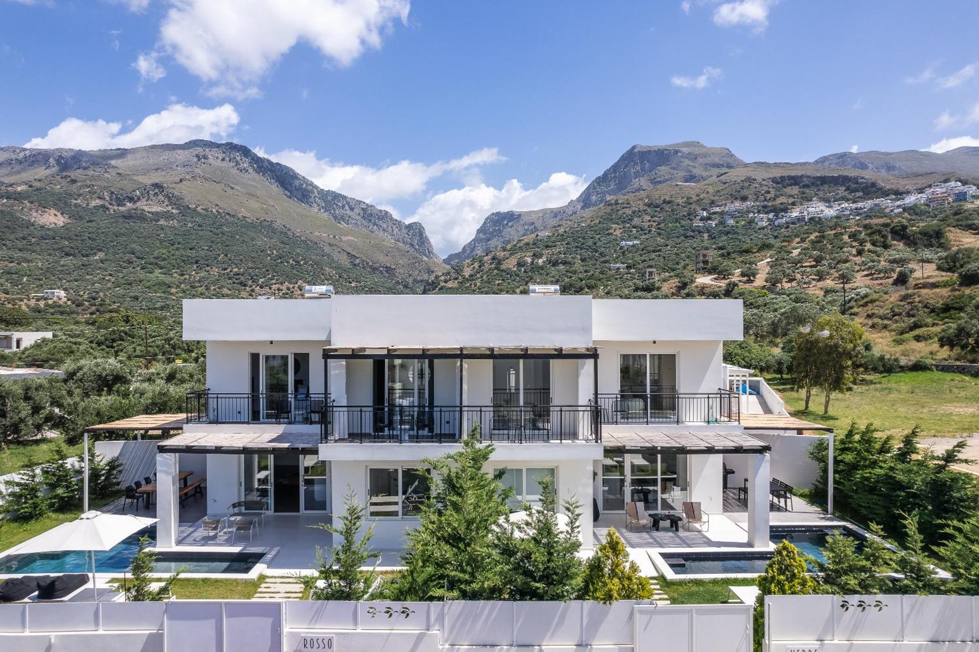 Modern Villa Casa Filo Verde With Private Pool & Bbq,200M From The Beach Plakias Esterno foto